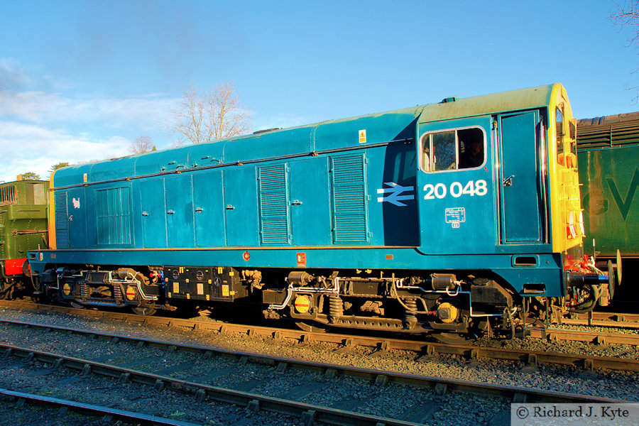 Class 20 Diesel no 20048 at Bridgnorth, Severn Valley Railway