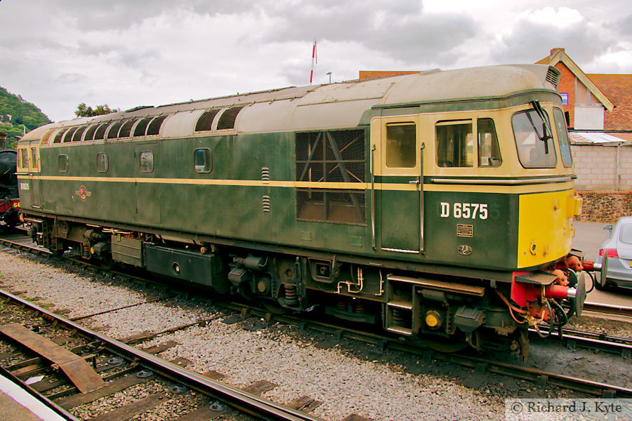 Class 33 Diesel no. D6575 (TOPS 33057) at Minehead, West Somerset Railway