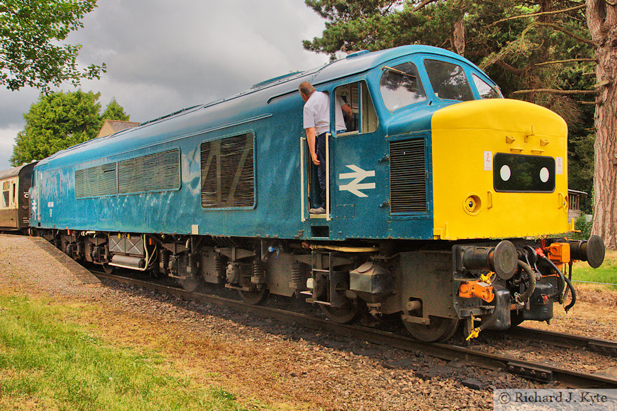 Class 45 Diesel no. 45149 at Gotherington, Gloucestershire Warwickshire Railway Diesel Gala 2024