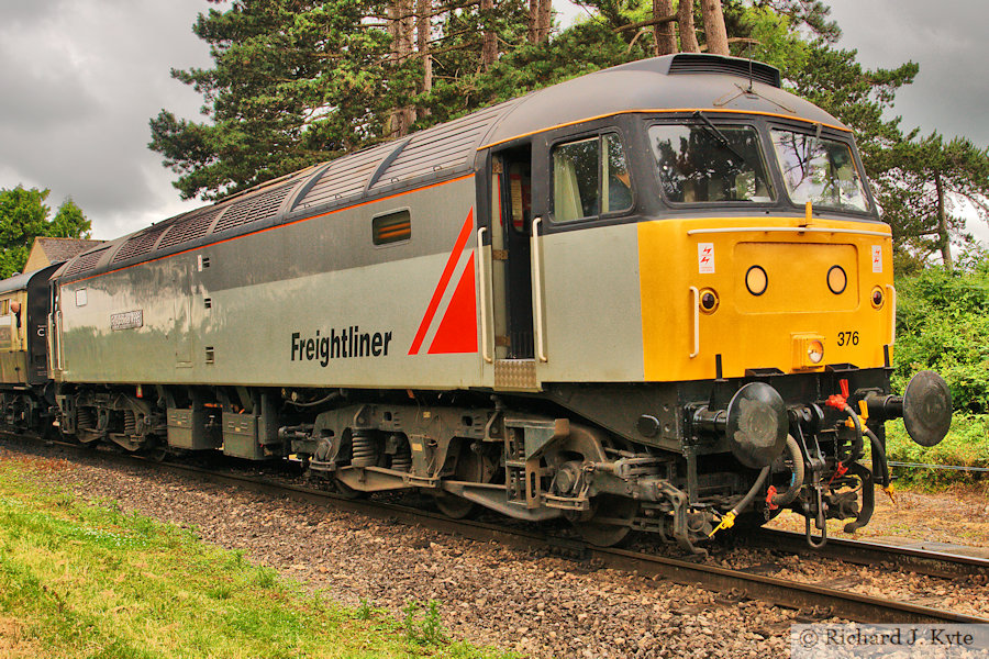 Class 47 Diesel no. 47376 "Freightliner 1995" at Gotherington, Gloucestershire Warwickshire Railway Diesel Gala 2024