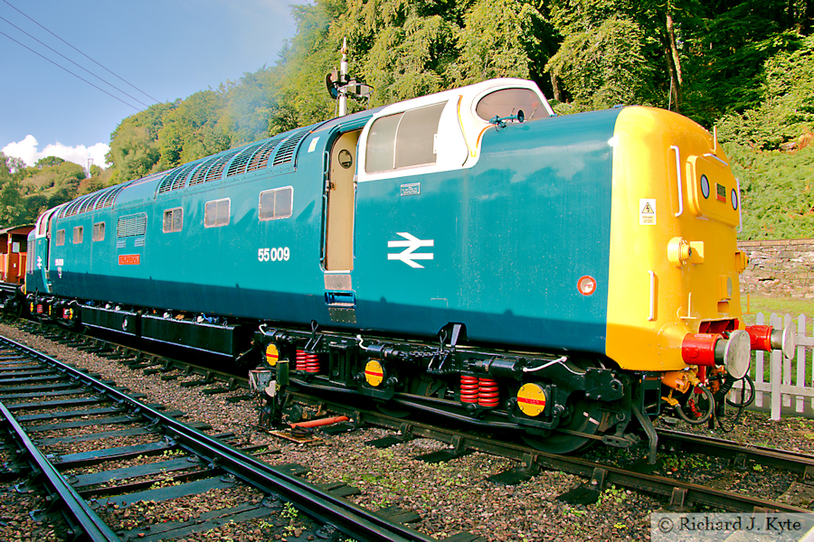Class 55 Diesel no. 55009 "Alycidon" at Norchard, Dean Forest Railway Diesel Gala 2025