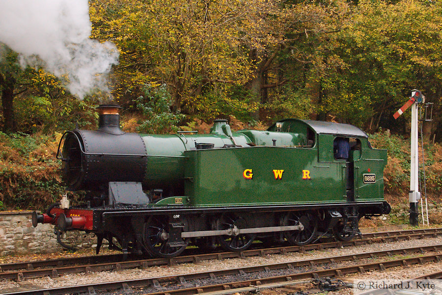GWR 56XX class no. 6695 at Parkend, Dean Forest Railway "Royal Forest of Steam" Gala