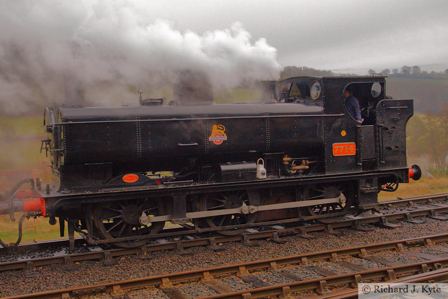 GWR 57XX no. 7714 at Highley, Severn Valley Railway 