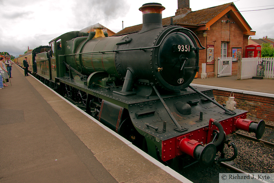 West Somerset Railway 9351 class no. 9351 at Bishops Lydeard