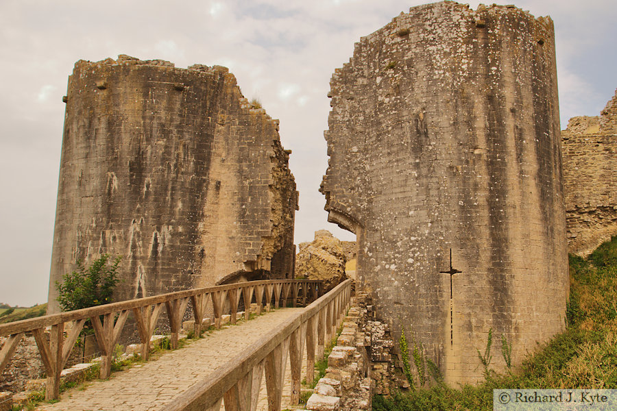 Southwest Gatehouse,Corfe Castle, Isle of Purbeck, Dorset