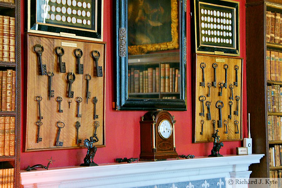 Corfe Castle Keys, Kingston Lacy Library, Dorset