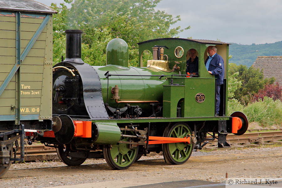 Burrows 0-4-0WT no. 48 "The King" at Winchcombe, Gloucestershire Warwickshire Railway "Cotswold Festival of Steam" 2025