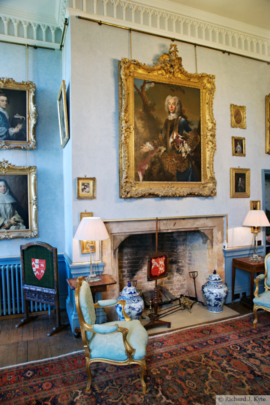 Blue Drawing Room, Coughton Court, Warwickshire