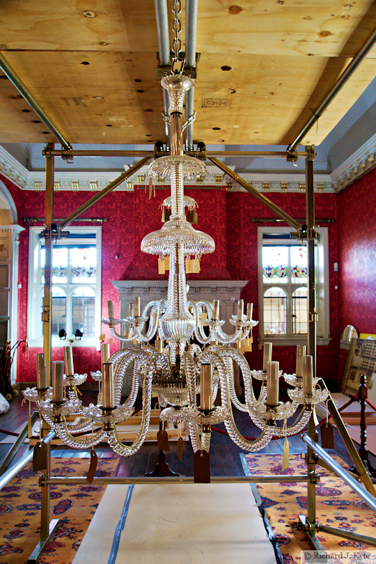 Chandelier, The Saloon, Coughton Court, Warwickshire