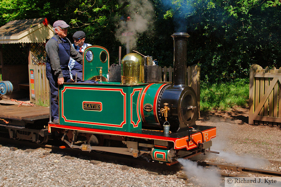"Katie" prepares to depart Rookwood, Perrygrove Railway Gala 2024