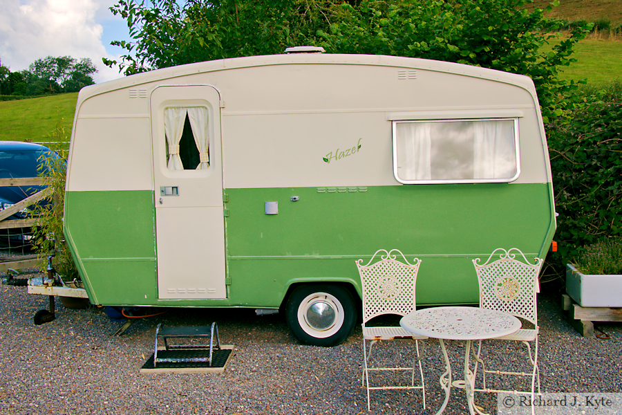 Hazel the Vintage Caravan, Steam and Stars, Sampford Brett, Somerset