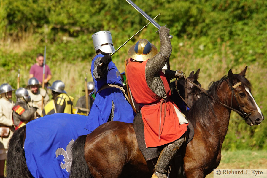 Cavalry Clash, Battle of Evesham Re-enactment 2022