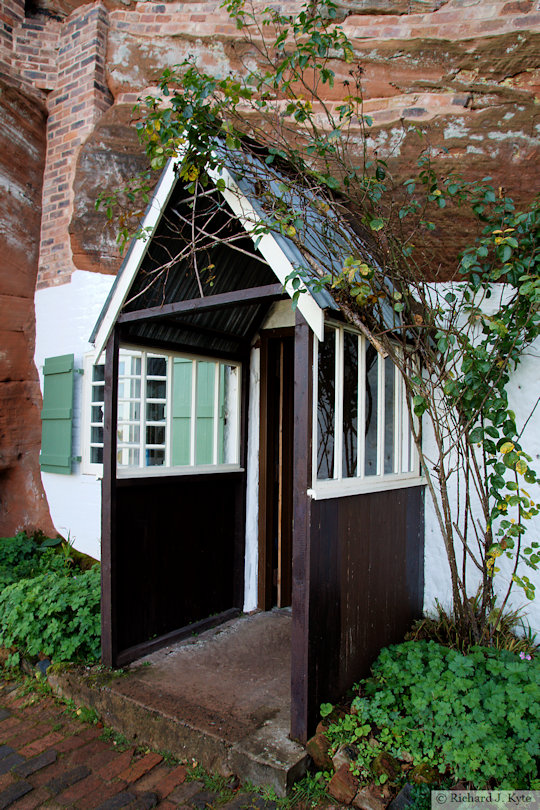 Porch, Holy Austin Rock Houses (West Side), Kinver Edge, Staffordshire