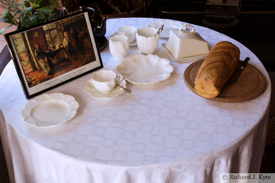 Parlour Table, Holy Austin Rock Houses (East Side), Kinver Edge, Staffordshire