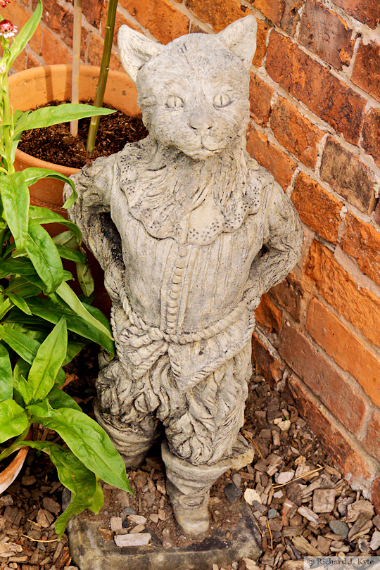"Puss in Boots" Statue, The Walled Garden, Attingham Park, Shropshire