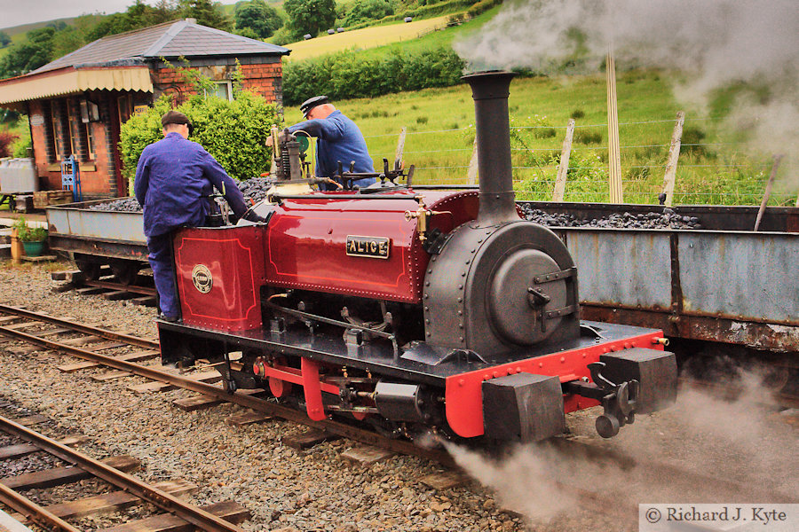 "Alice" at Llanuwchllyn, Bala Lake Railway