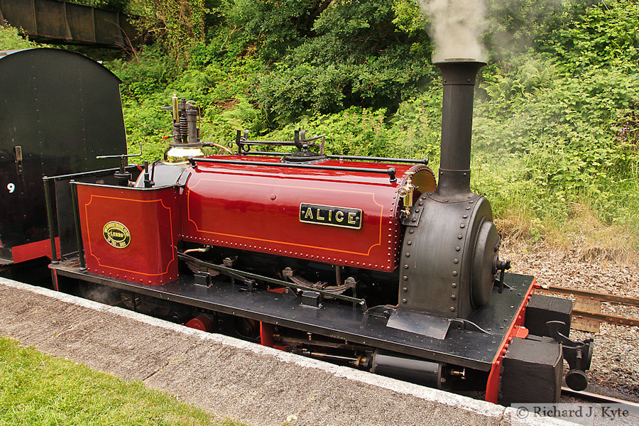 "Alice" at Bala Pen-Y-Bont Station, Bala Lake Railway