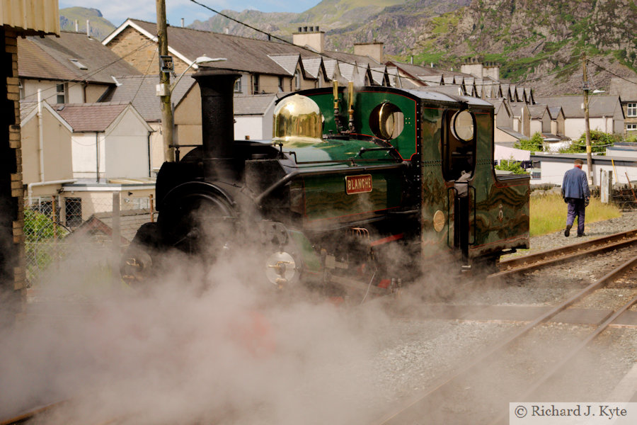 "Blanche" at Blaenau Ffestiniog, Festiniog Railway