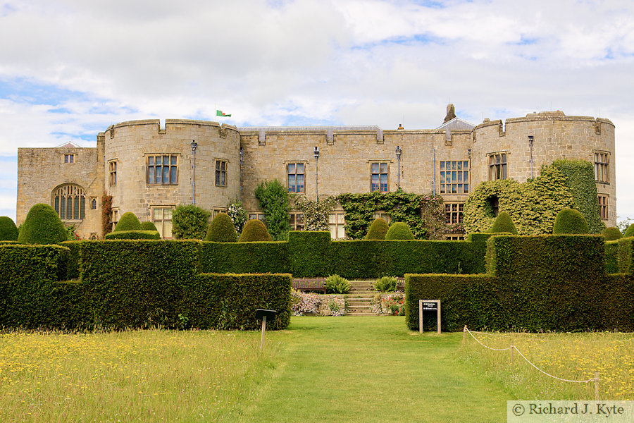 The East Front of Chirk Castle