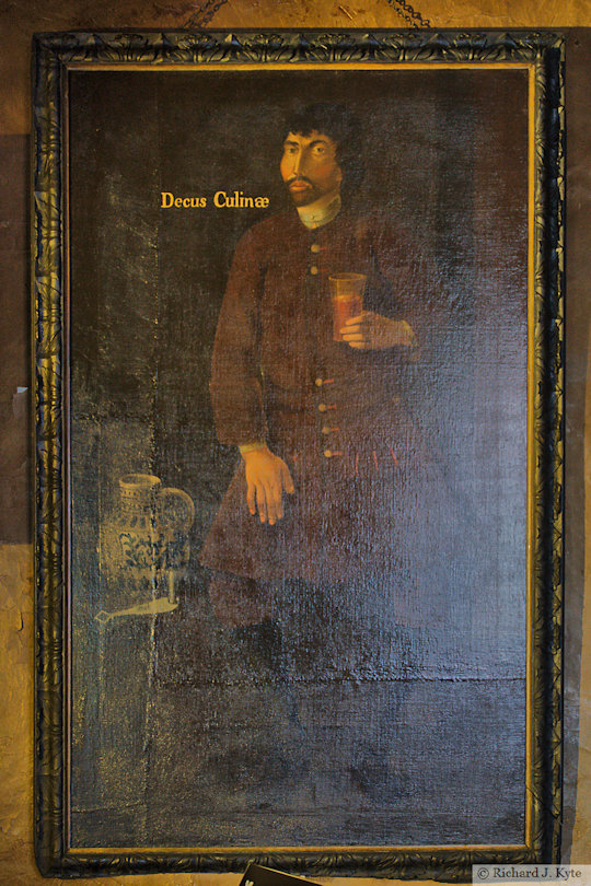 John Wilton Portrait, Servants' Hall, Chirk Castle