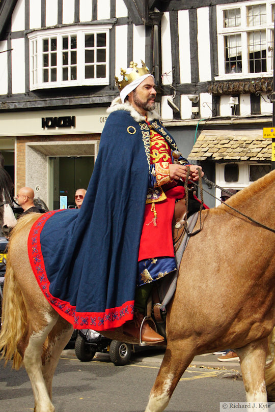"King Henry III", Parade, Battle of Evesham Re-enactment 2024