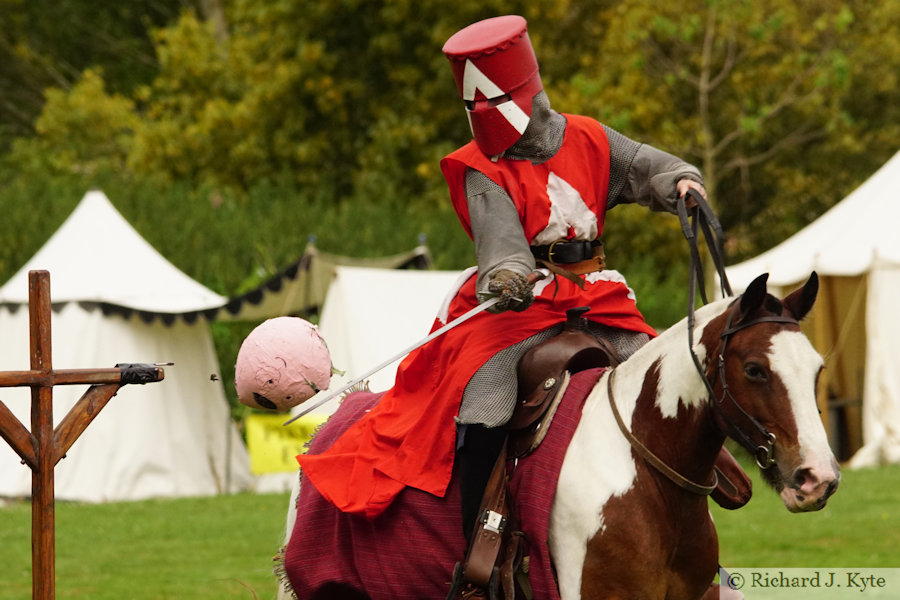 Target Practice, Cavalry Display, Battle of Evesham Re-enactment 2024