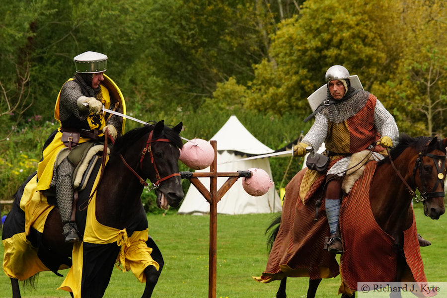 Target Practice, Cavalry Display, Battle of Evesham Re-enactment 2024