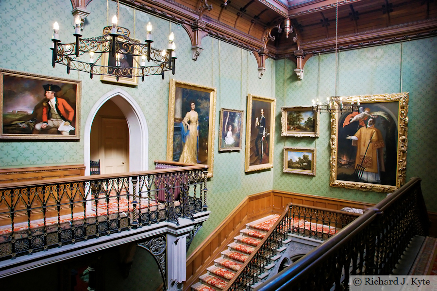 The Main Staircase, Tyntesfield House, Somerset