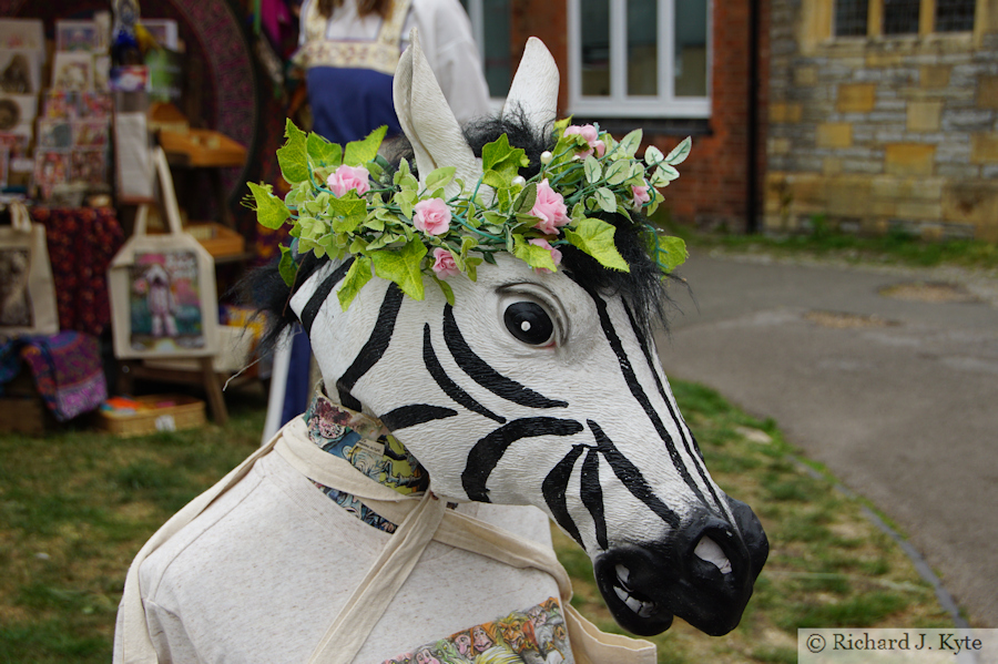Zebra Head Sculpture, Evesham Medieval Market 2025