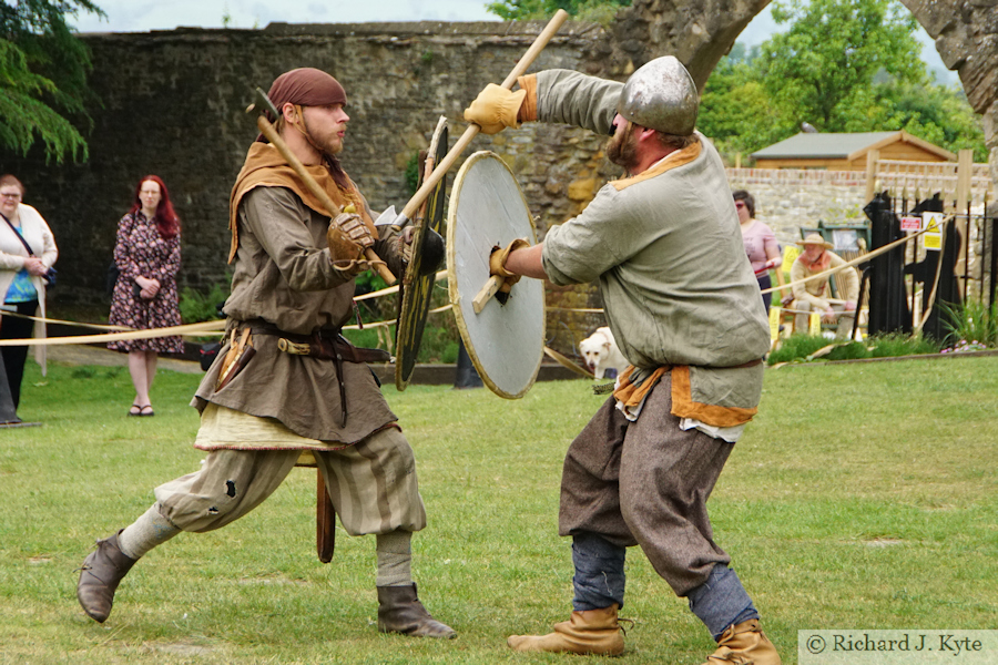 Viking Axe Fight, Evesham Medieval Market 2025