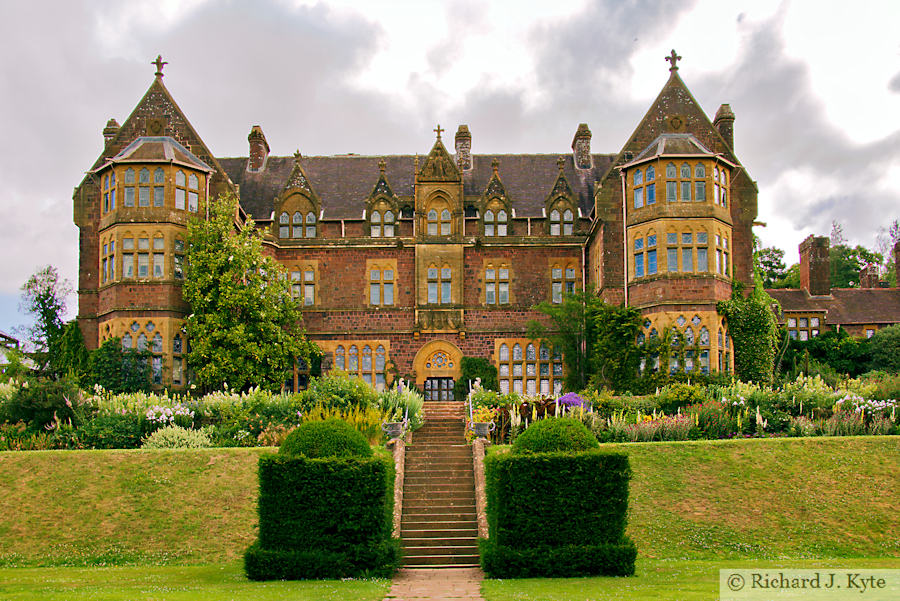 The south elevation of Knightshayes, Devon
