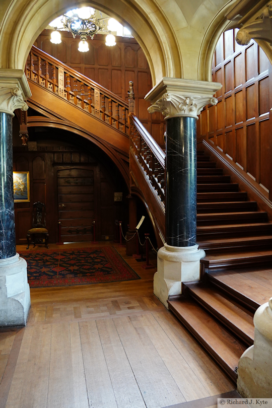 Staircase, The Grand Hall, Knightshayes, Devon