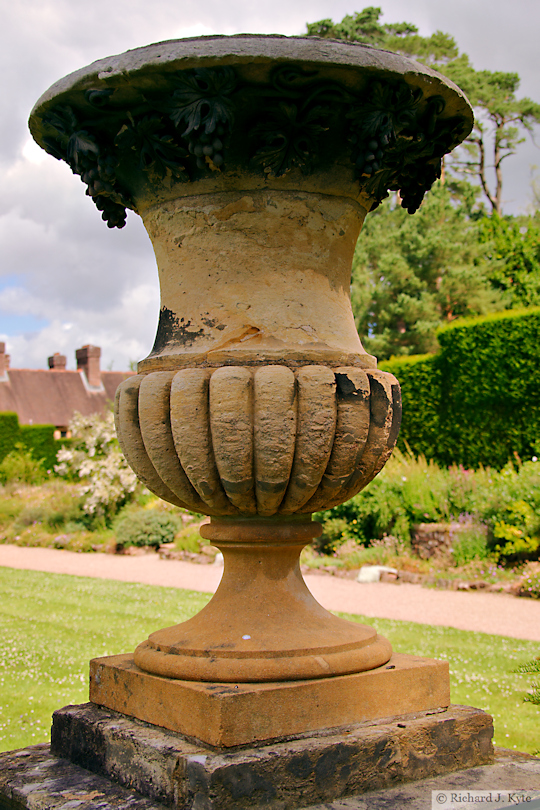 Urn, The Paved Garden, Knightshayes, Devon