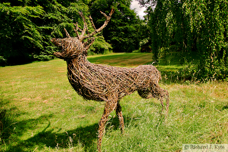 Stag Sculpture, The Arboretum, Knightshayes, Devon