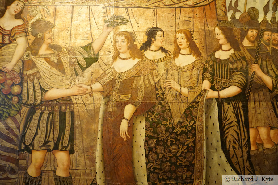 "Antony and Cleopatra" Leather Hanging, Dunster Castle, Somerset