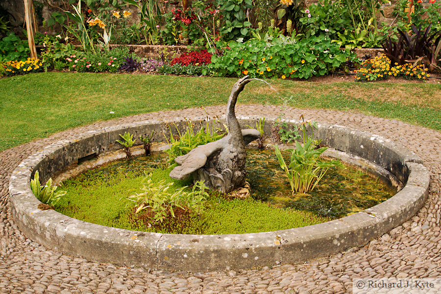 Pond, South Terrace, Dunster Castle, Somerset