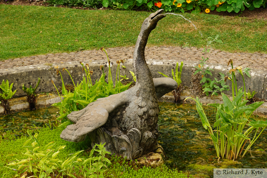 Fountain, South Terrace, Dunster Castle, Somerset