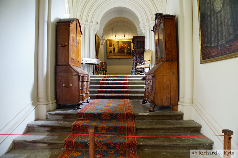 Staircase, Penrhyn Castle, Gwynedd, Wales