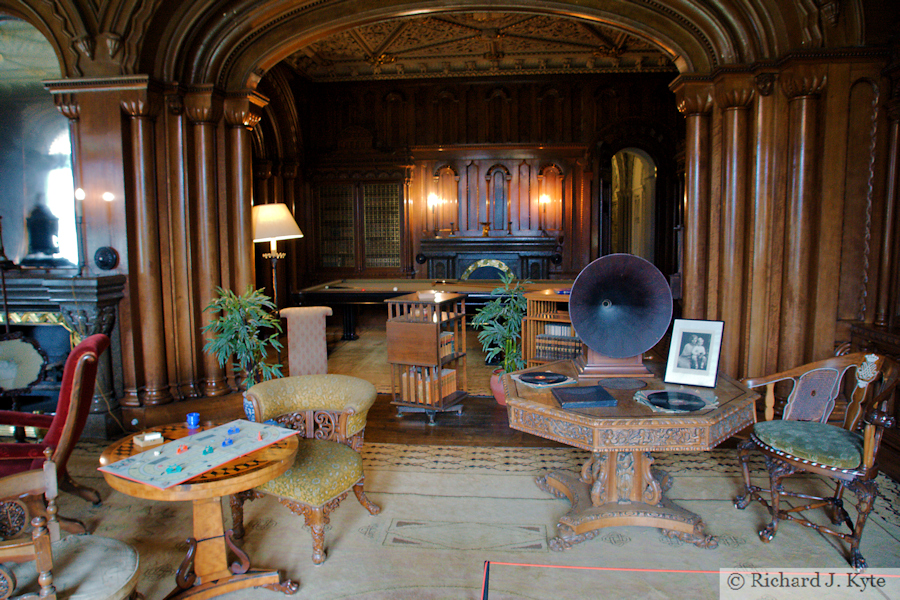 The Library, Penrhyn Castle, Gwynedd, Wales