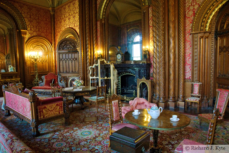 The Drawing Room, Penrhyn Castle, Gwynedd, Wales