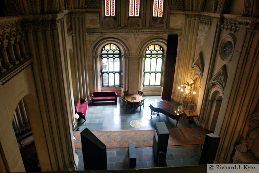 The Grand Hall, Penrhyn Castle, Gwynedd, Wales