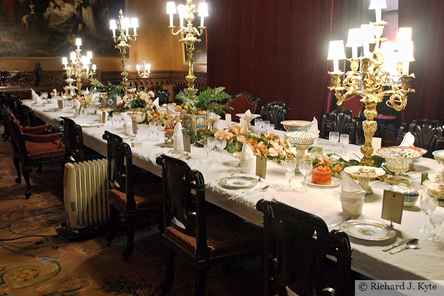 The Dining Room, Penrhyn Castle, Gwynedd, Wales