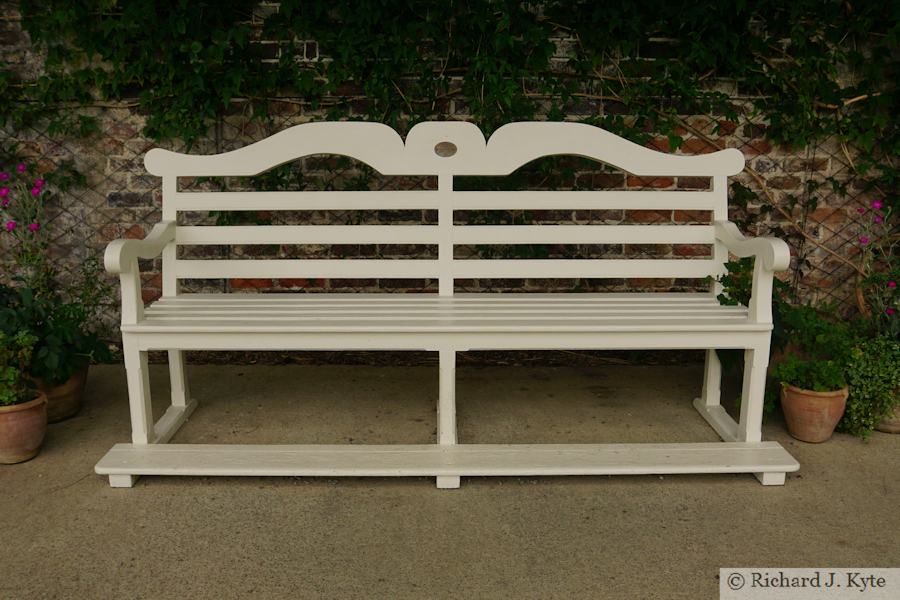 Bench, The Walled Garden, Penrhyn Castle, Gwynedd, Wales