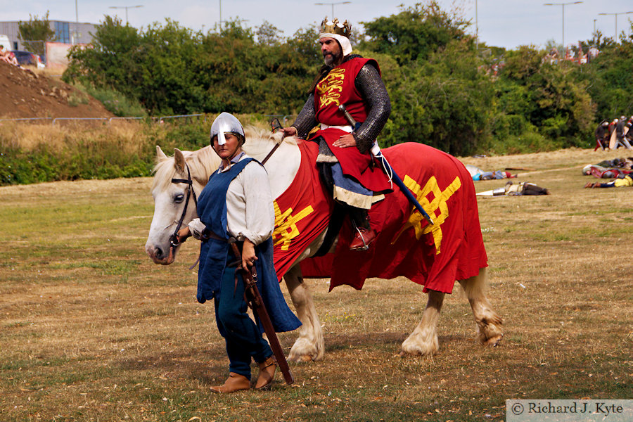 King Henry III is led from the field, Battle of Evesham Re-enactment 2026
