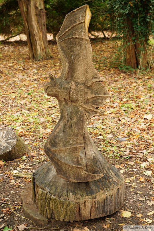 Bat Sculpture, The Wilderness, Oxburgh Estate, Norfolk