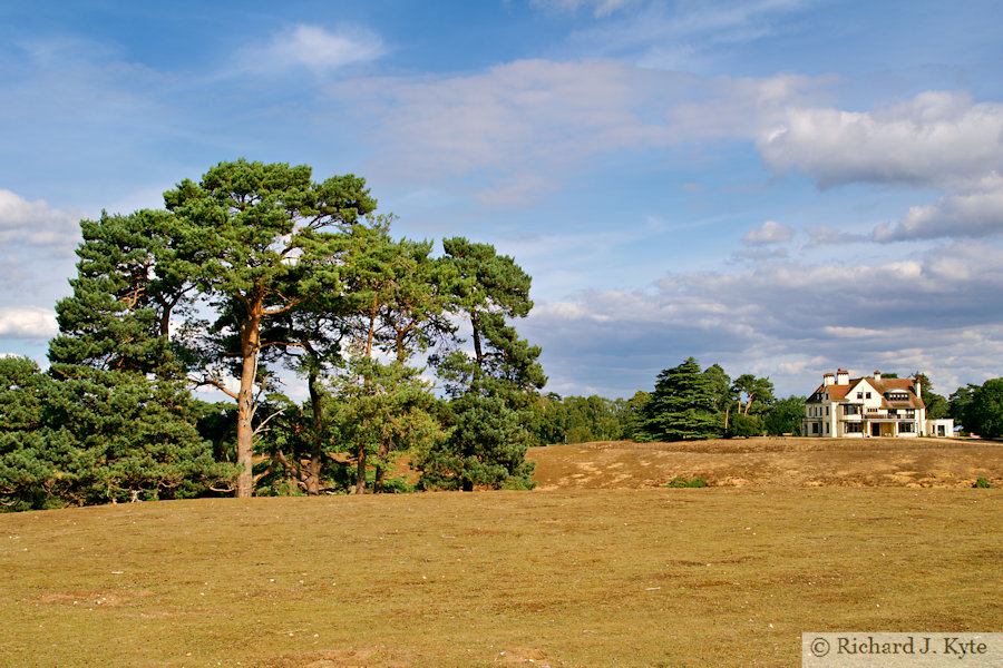 Looking towards Tranmer House, Sutton Hoo, Suffolk