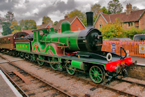 LSWR/SR T3 Class no.563 at Crowcombe Heathfield
