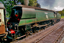 SR "Battle of Britain Class" no. 34070 "Tangmere" at Toddington, Gloucestershire Warwickshire Railway SR "Battle of Britain Class" no. 34070 "Tangmere" at Toddington, Gloucestershire Warwickshire Railway