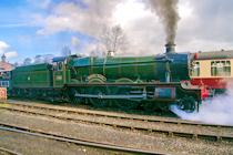 GGWR 4930 "Hagley Hall" departs Bridgnorth, Severn Valley Railway Spring Steam Gala 2026
