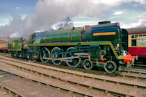 BR Class 8 no. 71000 "Duke of Gloucester" at Bridgnorth